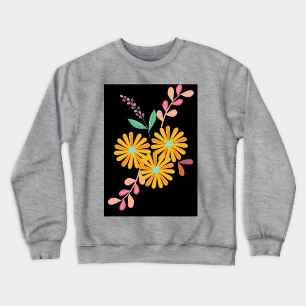 Flower Crewneck Sweatshirt by JARTE